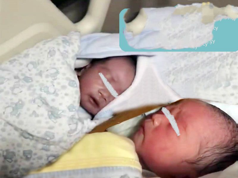 第三代广州试管婴儿广州助孕助贵州张先生&李女士成功抱到双胞胎男宝宝